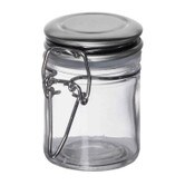 Tablecraft CJS12 11.5 oz Glass Condiment Jar - 4/Pack