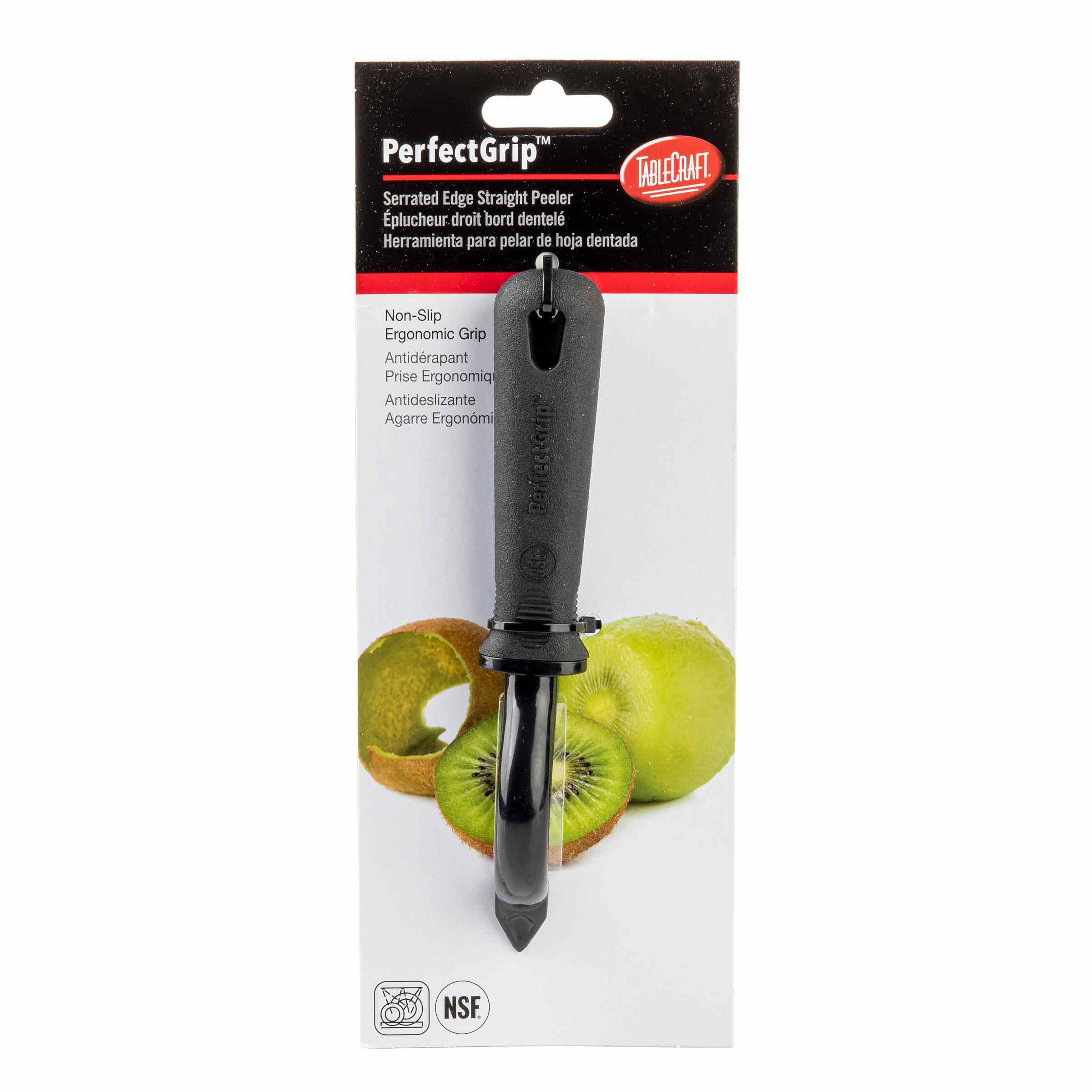 PerfectGrip™ Straight Peeler, Serrated Edge
