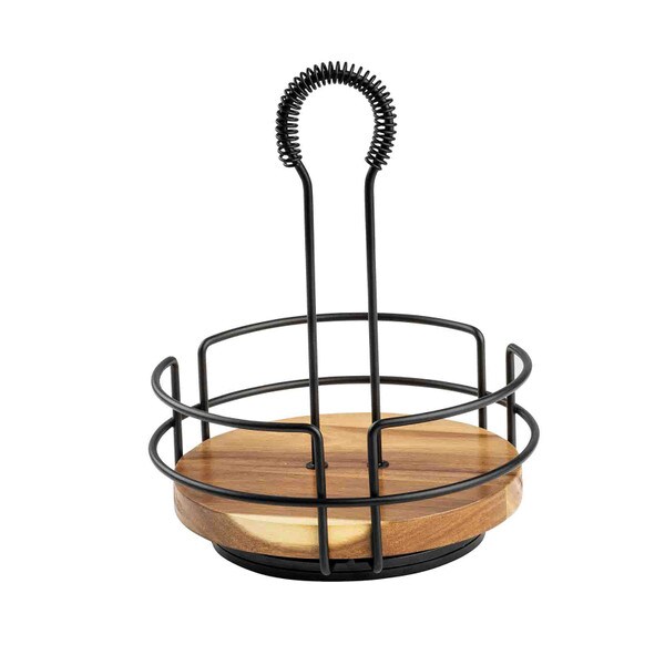 acacia tabletop caddy