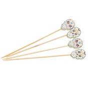 sugar skull decorative picks