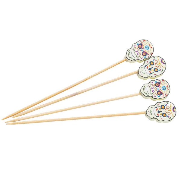 sugar skull decorative picks