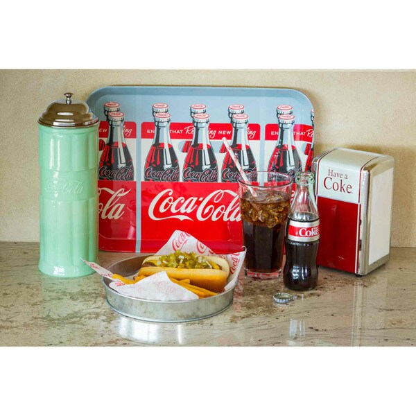 Coca-Cola Galvanized Tin Serving Tray