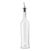 17 oz clear glass bottle