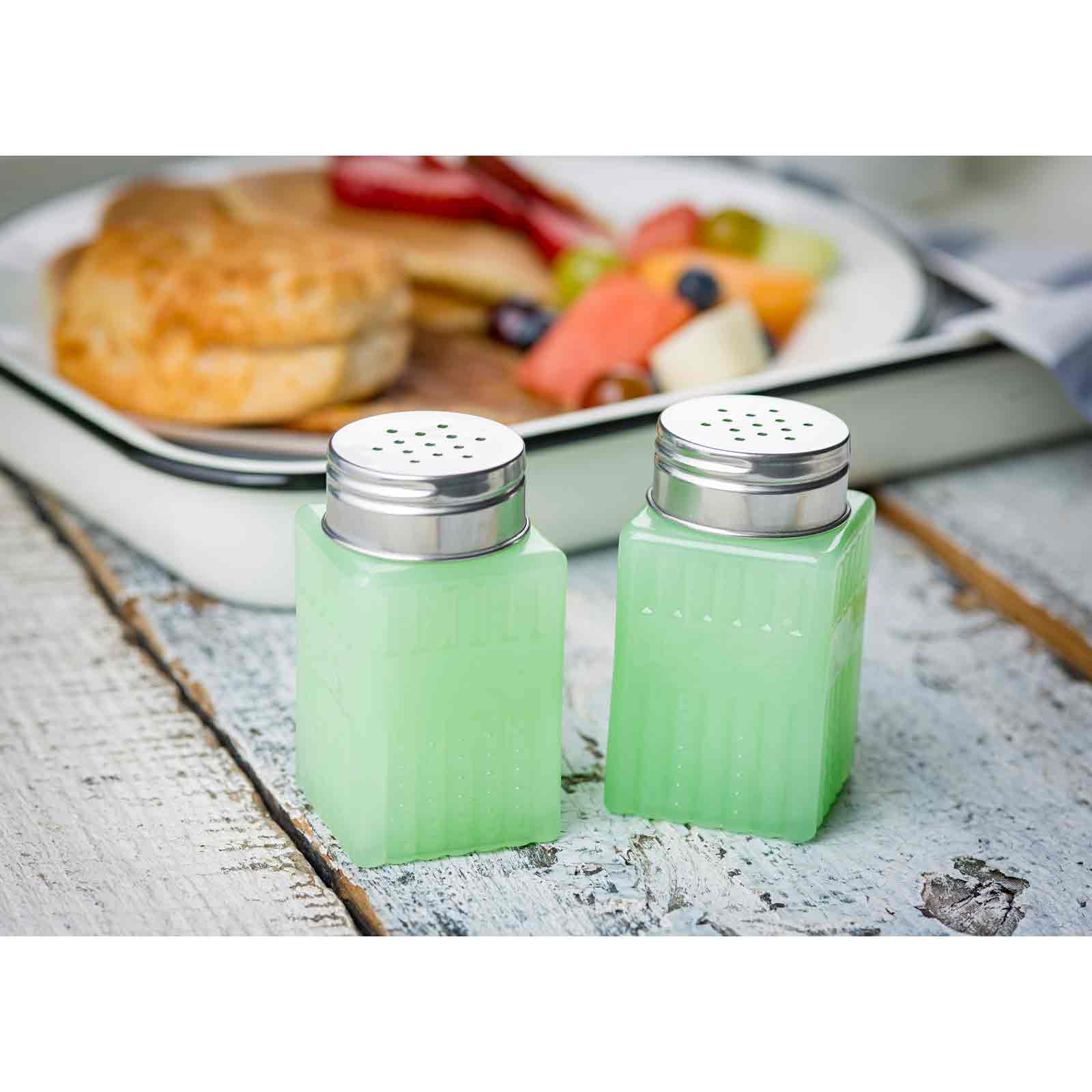 Jadeite Glass Collection 2 oz Salt & Pepper Shaker