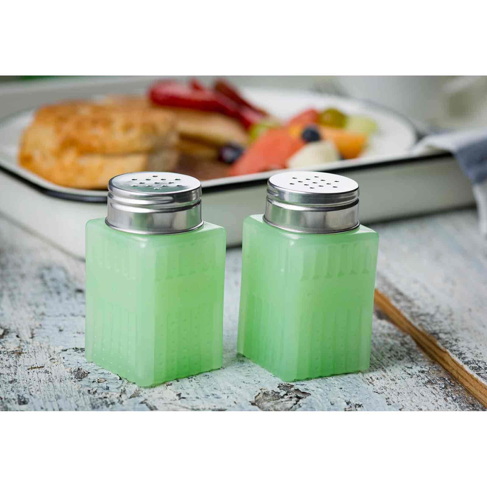 Jadeite Glass Collection 2 oz Salt & Pepper Shaker
